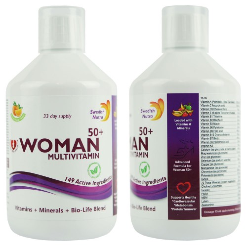 Multivitamin für Frauen über 50, 500 ml